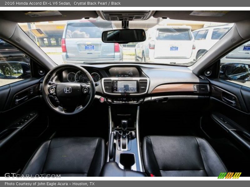 Crystal Black Pearl / Black 2016 Honda Accord EX-L V6 Sedan