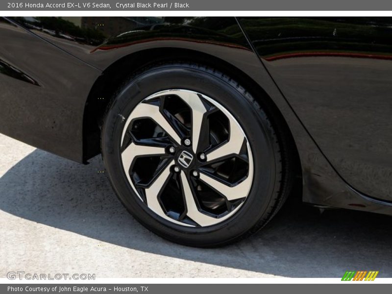 Crystal Black Pearl / Black 2016 Honda Accord EX-L V6 Sedan