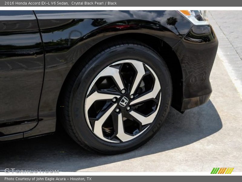 Crystal Black Pearl / Black 2016 Honda Accord EX-L V6 Sedan