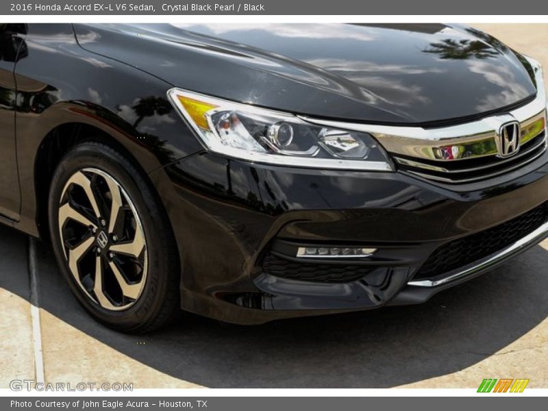 Crystal Black Pearl / Black 2016 Honda Accord EX-L V6 Sedan