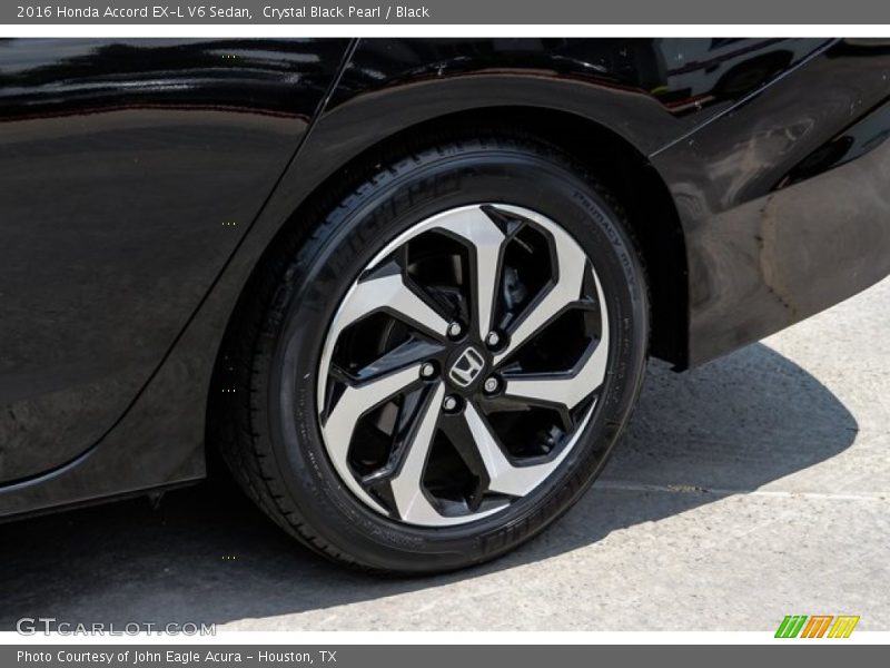 Crystal Black Pearl / Black 2016 Honda Accord EX-L V6 Sedan