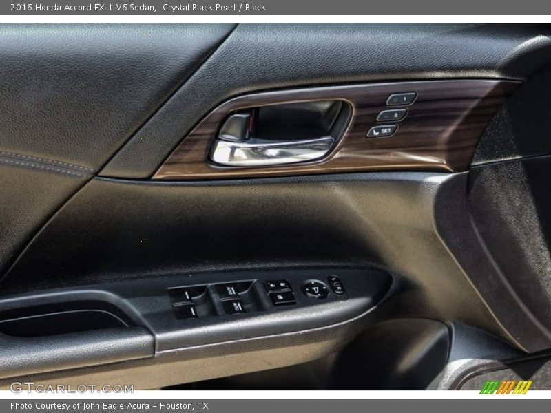 Crystal Black Pearl / Black 2016 Honda Accord EX-L V6 Sedan