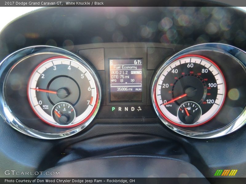 White Knuckle / Black 2017 Dodge Grand Caravan GT