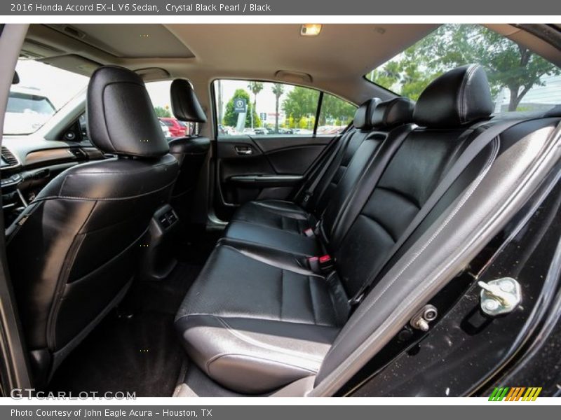 Crystal Black Pearl / Black 2016 Honda Accord EX-L V6 Sedan