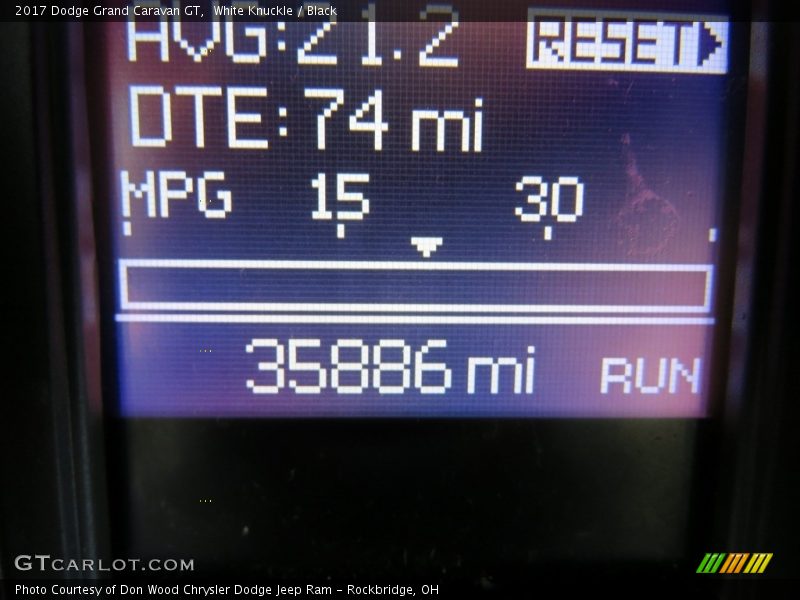 White Knuckle / Black 2017 Dodge Grand Caravan GT