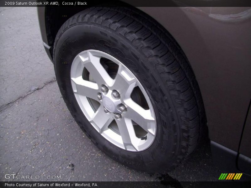 Cocoa / Black 2009 Saturn Outlook XR AWD