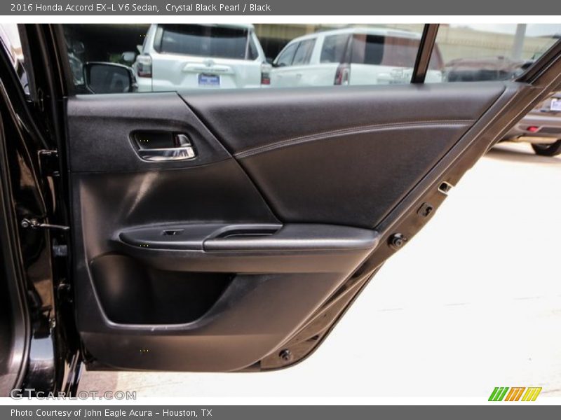 Crystal Black Pearl / Black 2016 Honda Accord EX-L V6 Sedan