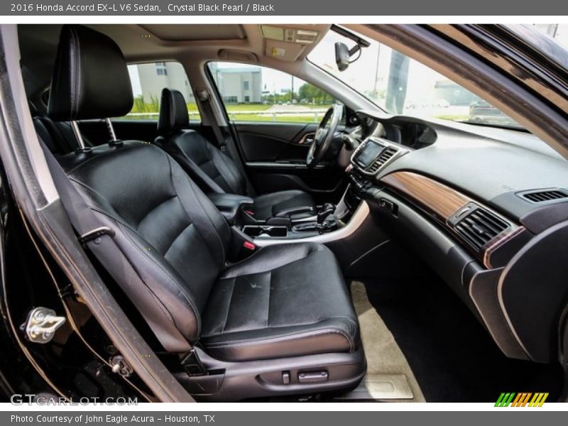 Crystal Black Pearl / Black 2016 Honda Accord EX-L V6 Sedan