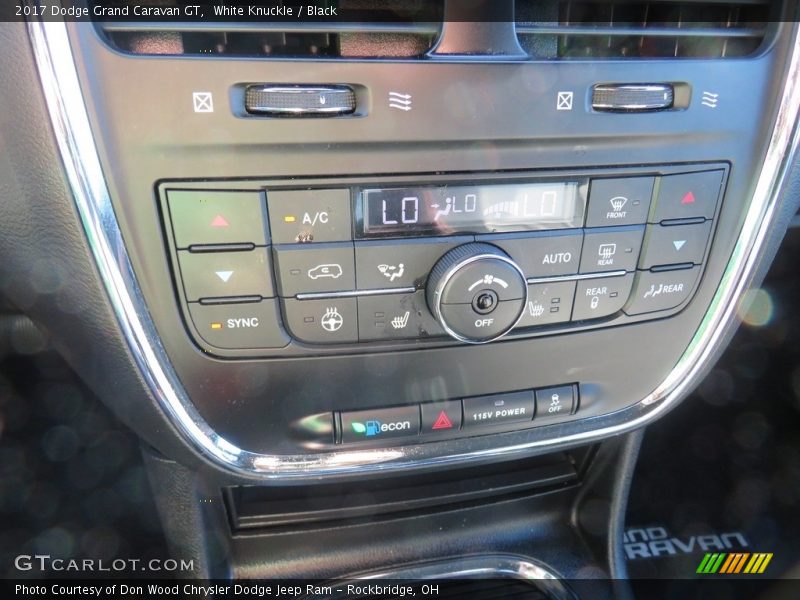 White Knuckle / Black 2017 Dodge Grand Caravan GT