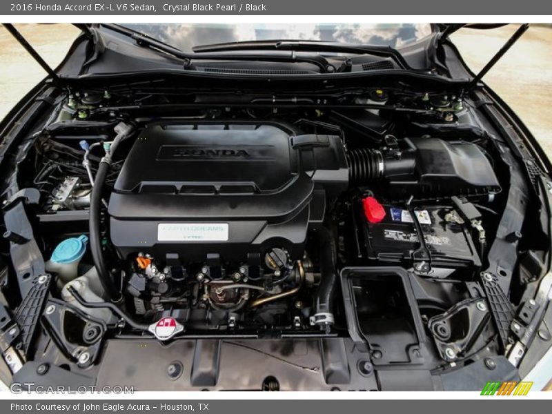 Crystal Black Pearl / Black 2016 Honda Accord EX-L V6 Sedan