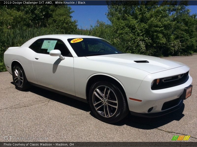 White Knuckle / Black 2019 Dodge Challenger SXT AWD