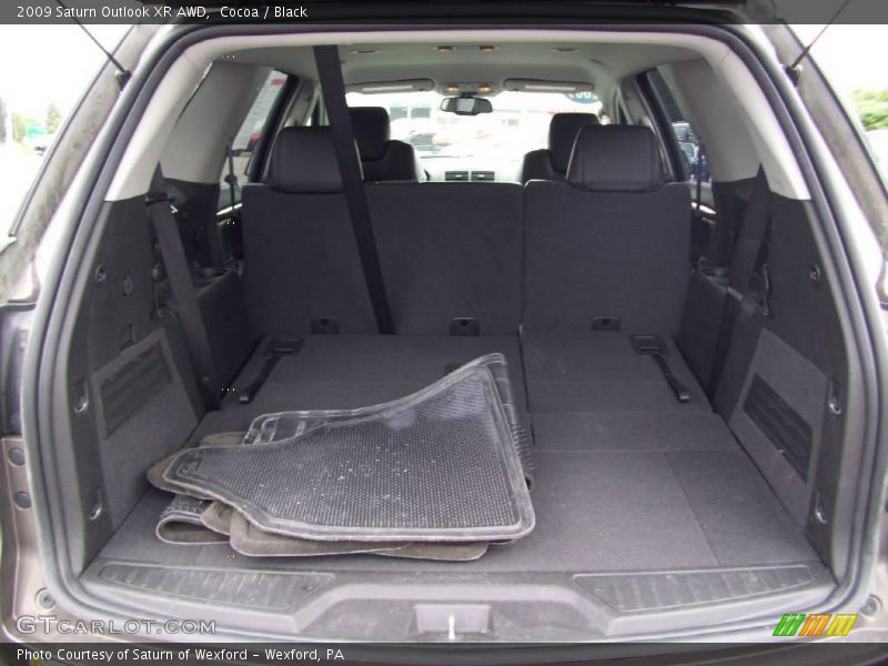 Cocoa / Black 2009 Saturn Outlook XR AWD