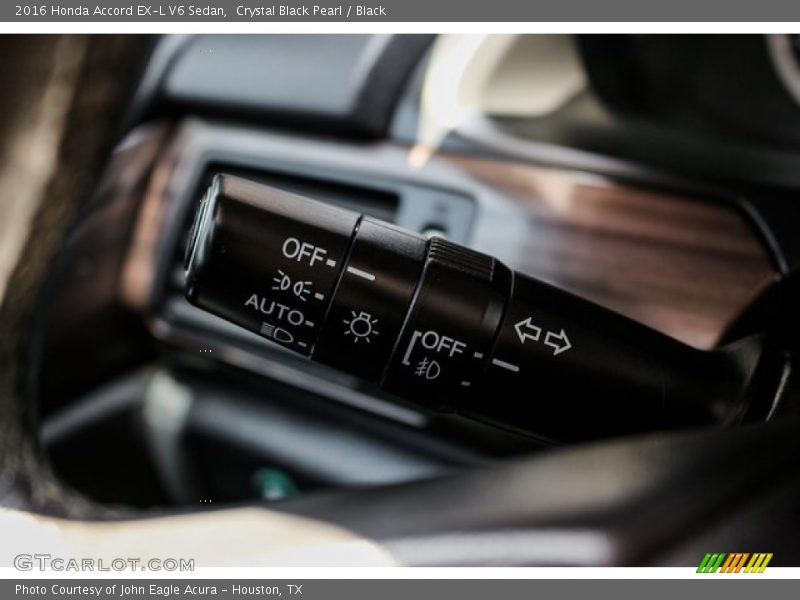Crystal Black Pearl / Black 2016 Honda Accord EX-L V6 Sedan