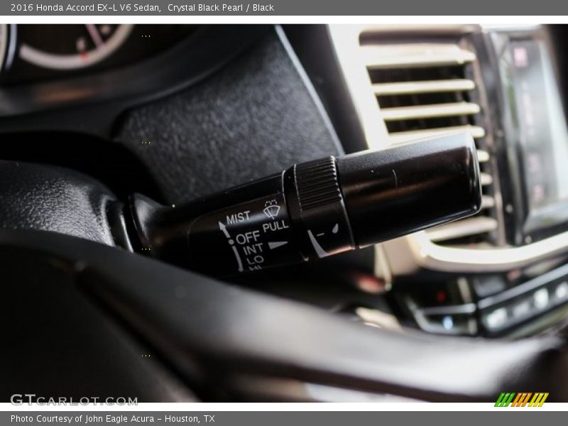 Crystal Black Pearl / Black 2016 Honda Accord EX-L V6 Sedan