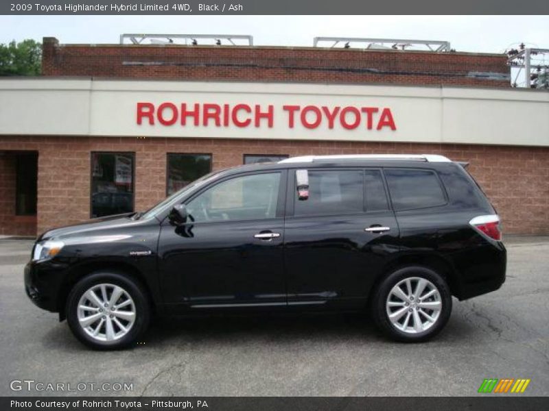 Black / Ash 2009 Toyota Highlander Hybrid Limited 4WD