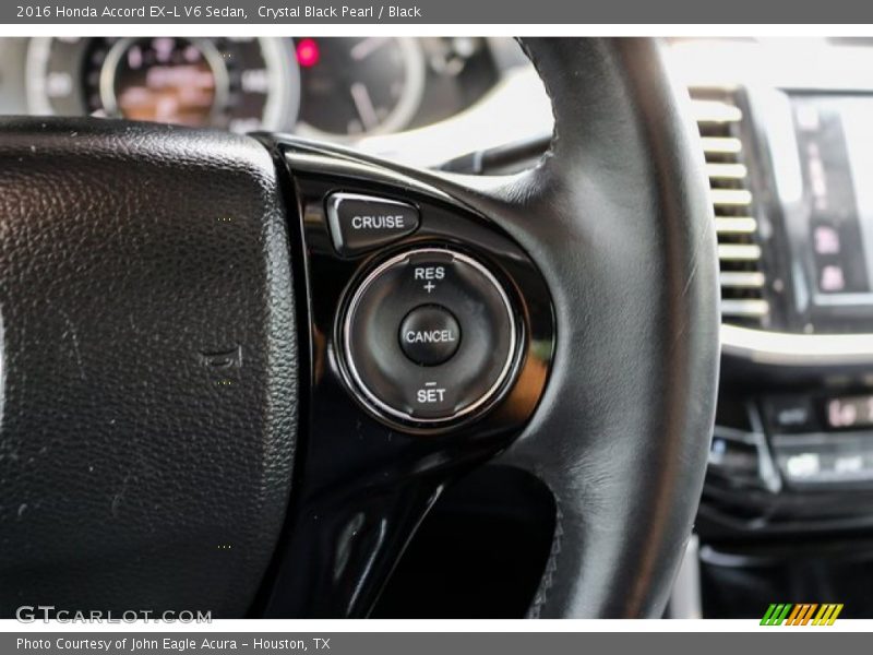 Crystal Black Pearl / Black 2016 Honda Accord EX-L V6 Sedan