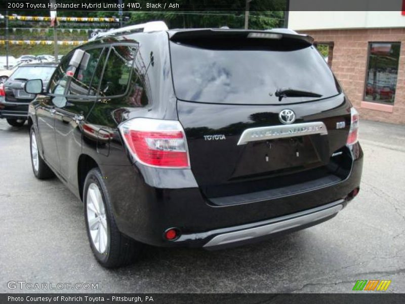 Black / Ash 2009 Toyota Highlander Hybrid Limited 4WD
