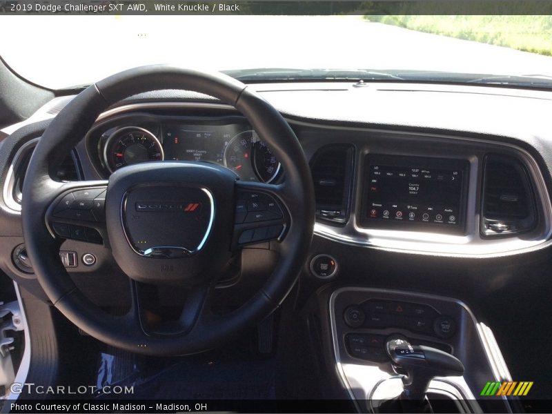 White Knuckle / Black 2019 Dodge Challenger SXT AWD