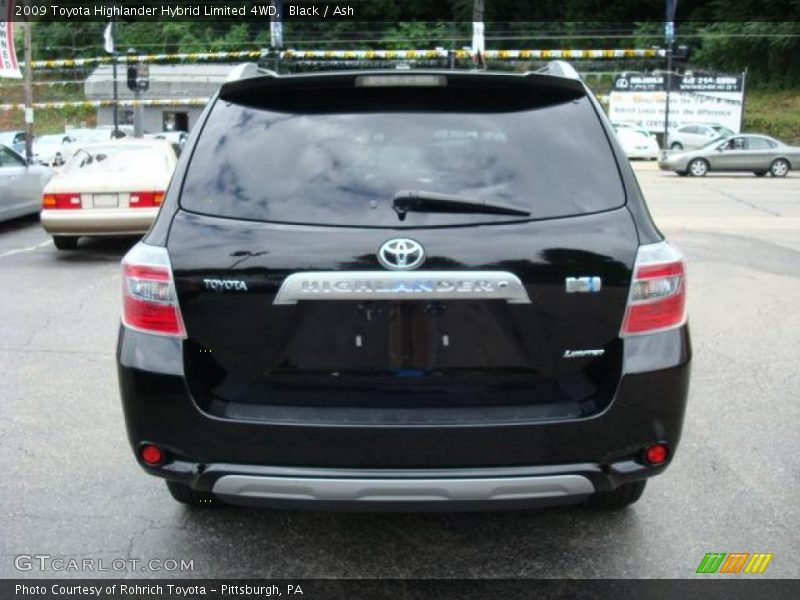 Black / Ash 2009 Toyota Highlander Hybrid Limited 4WD