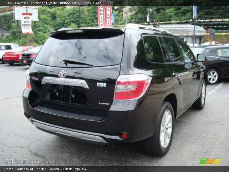Black / Ash 2009 Toyota Highlander Hybrid Limited 4WD