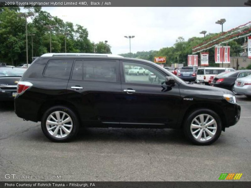 Black / Ash 2009 Toyota Highlander Hybrid Limited 4WD