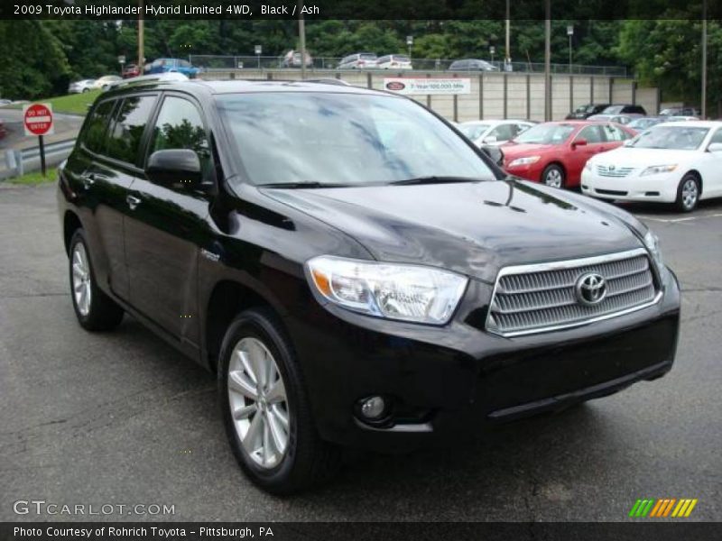 Black / Ash 2009 Toyota Highlander Hybrid Limited 4WD