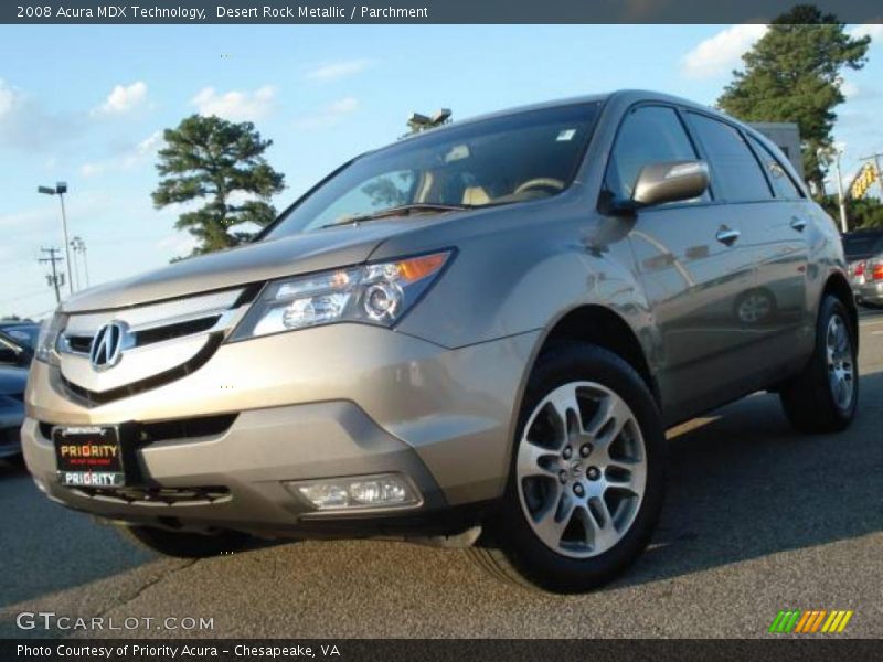Desert Rock Metallic / Parchment 2008 Acura MDX Technology