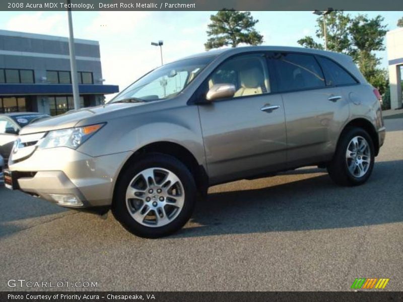 Desert Rock Metallic / Parchment 2008 Acura MDX Technology