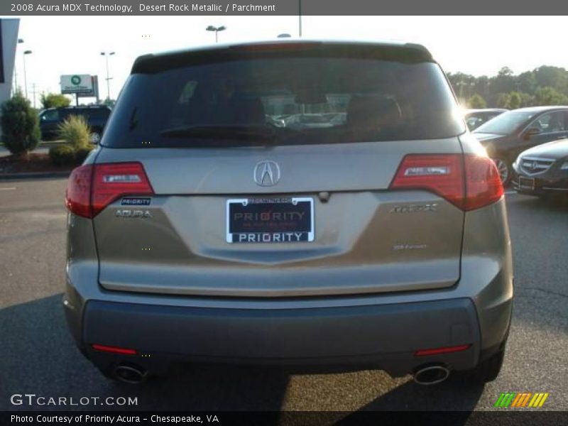 Desert Rock Metallic / Parchment 2008 Acura MDX Technology
