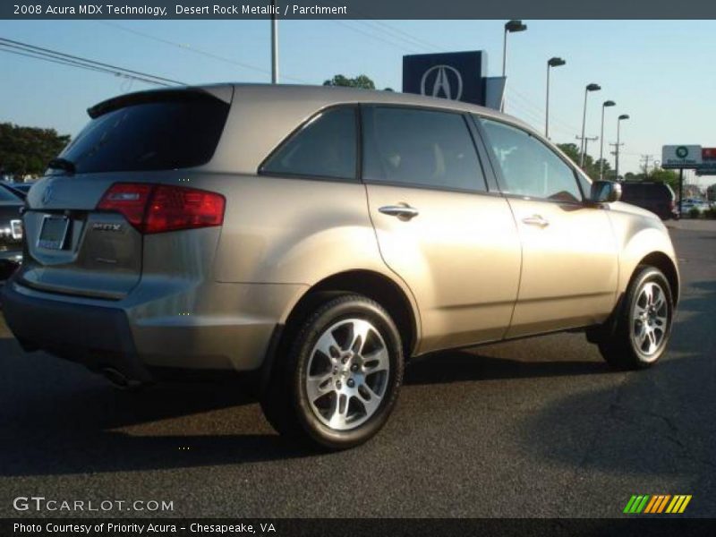 Desert Rock Metallic / Parchment 2008 Acura MDX Technology