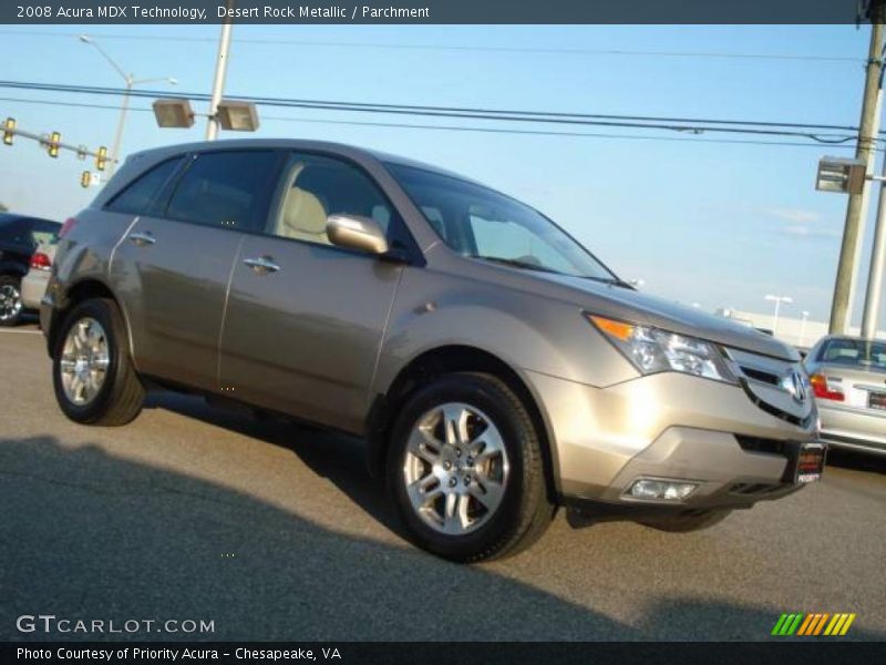 Desert Rock Metallic / Parchment 2008 Acura MDX Technology