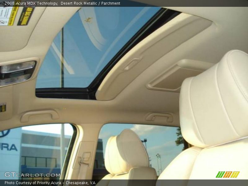 Desert Rock Metallic / Parchment 2008 Acura MDX Technology