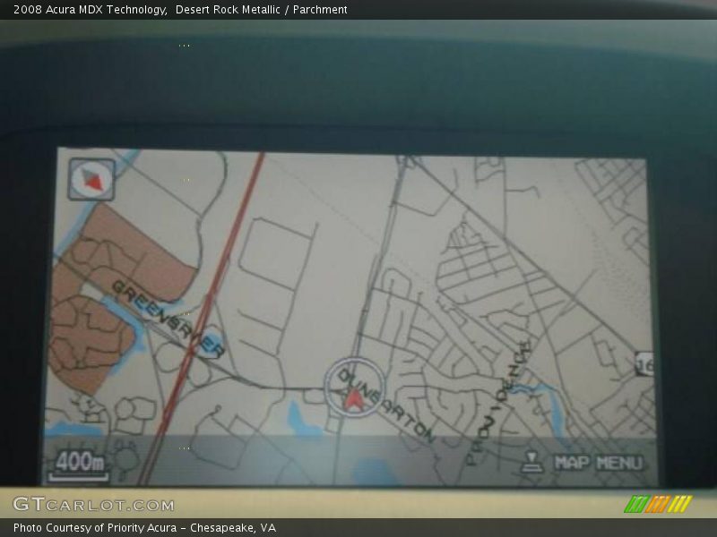 Desert Rock Metallic / Parchment 2008 Acura MDX Technology