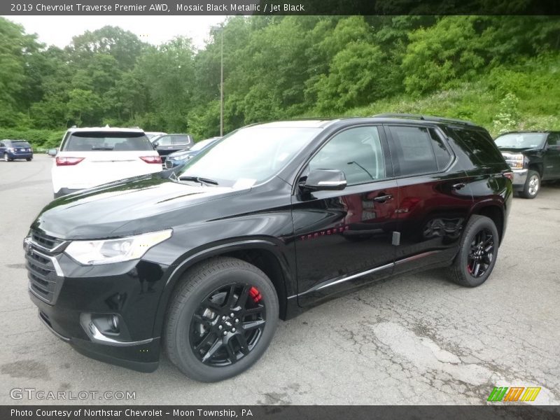 Mosaic Black Metallic / Jet Black 2019 Chevrolet Traverse Premier AWD