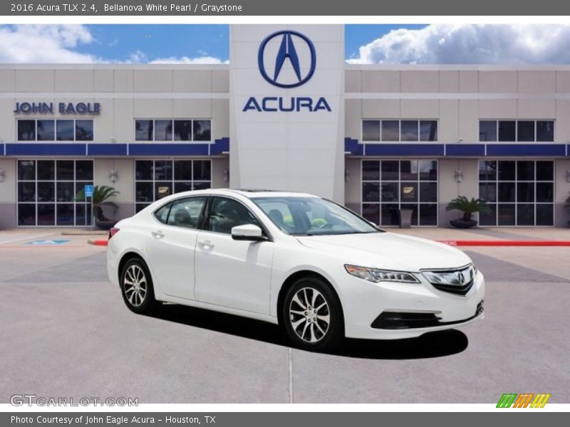 Bellanova White Pearl / Graystone 2016 Acura TLX 2.4