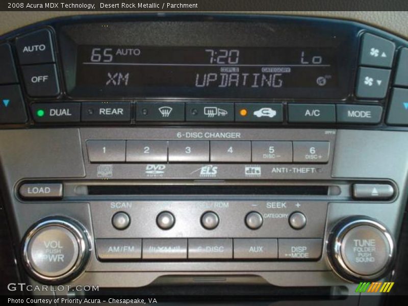 Desert Rock Metallic / Parchment 2008 Acura MDX Technology