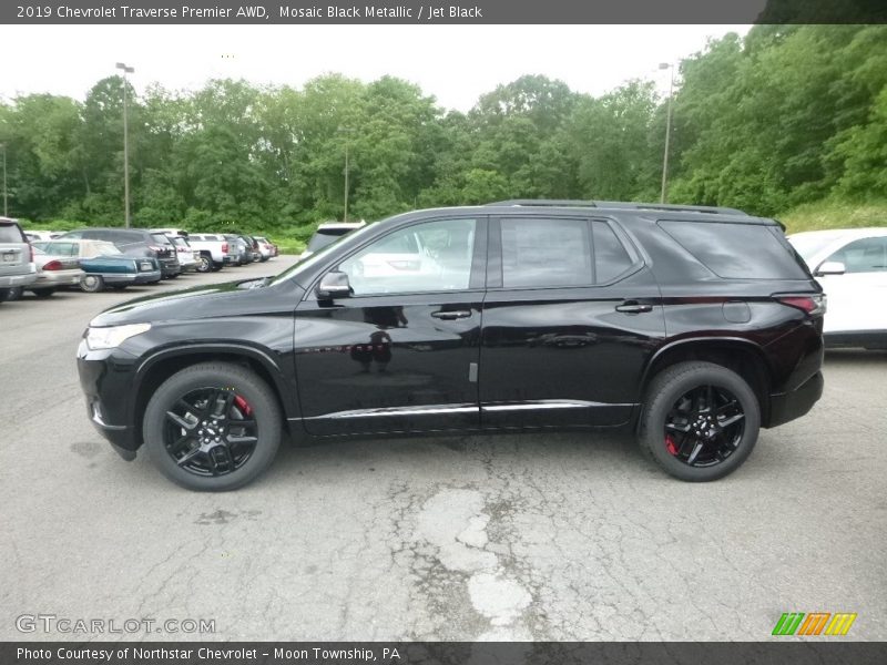 Mosaic Black Metallic / Jet Black 2019 Chevrolet Traverse Premier AWD