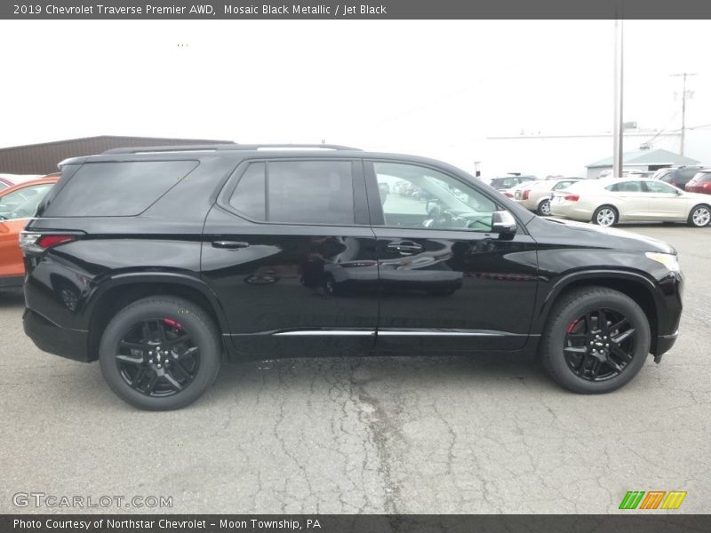 Mosaic Black Metallic / Jet Black 2019 Chevrolet Traverse Premier AWD
