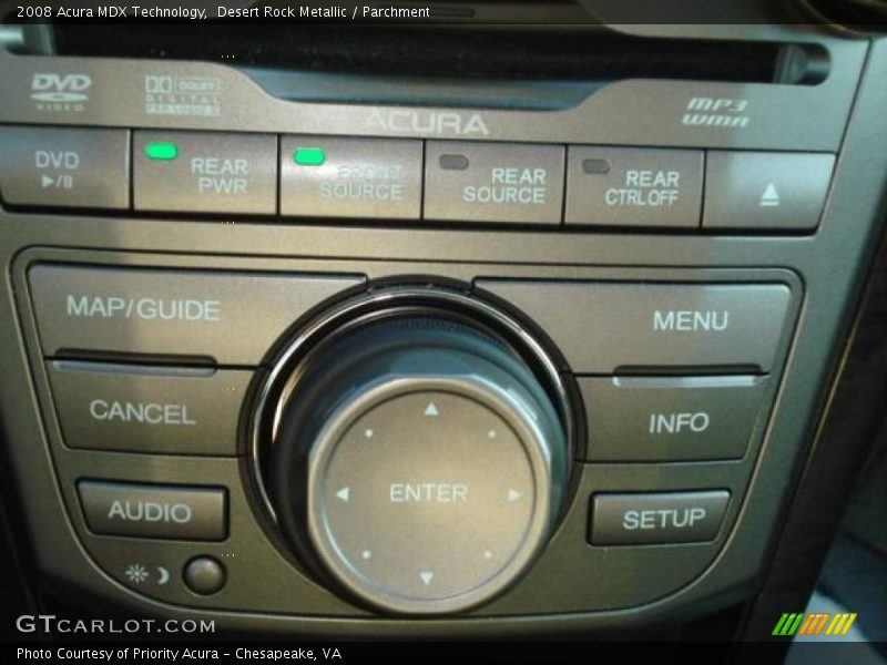 Desert Rock Metallic / Parchment 2008 Acura MDX Technology