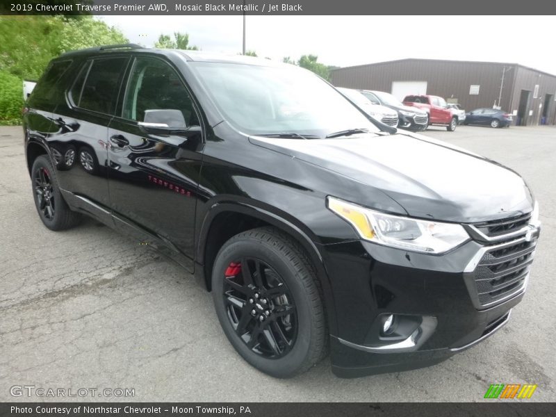 Mosaic Black Metallic / Jet Black 2019 Chevrolet Traverse Premier AWD