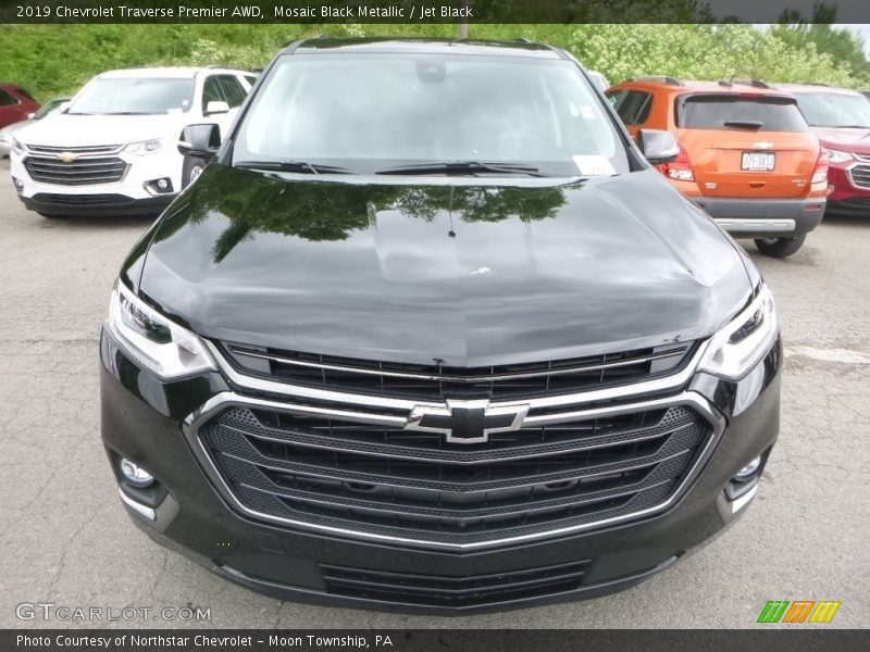 Mosaic Black Metallic / Jet Black 2019 Chevrolet Traverse Premier AWD