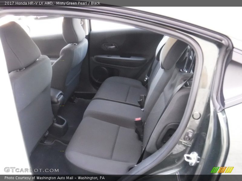 Misty Green Pearl / Black 2017 Honda HR-V LX AWD