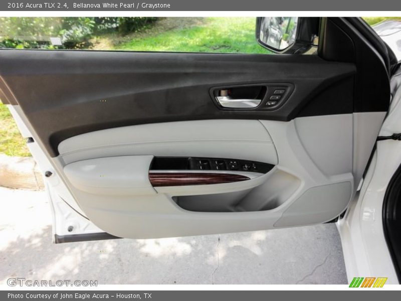 Bellanova White Pearl / Graystone 2016 Acura TLX 2.4