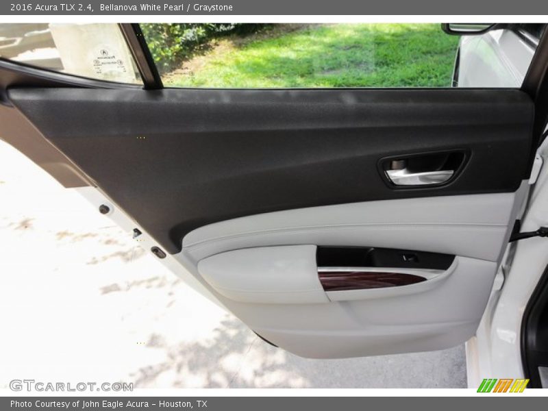 Bellanova White Pearl / Graystone 2016 Acura TLX 2.4