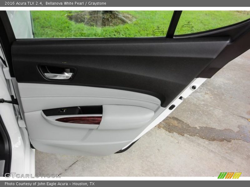 Bellanova White Pearl / Graystone 2016 Acura TLX 2.4