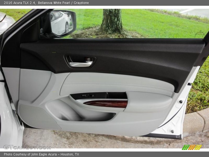 Bellanova White Pearl / Graystone 2016 Acura TLX 2.4