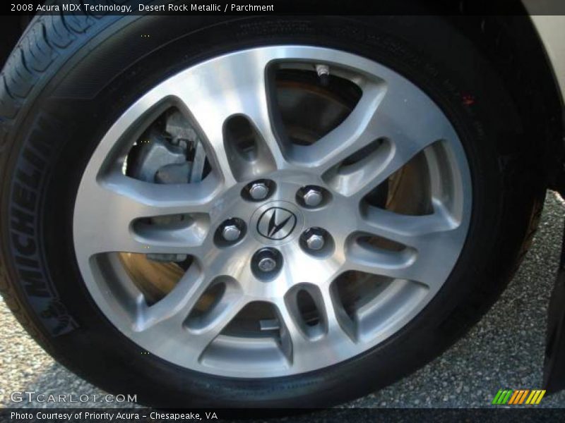 Desert Rock Metallic / Parchment 2008 Acura MDX Technology