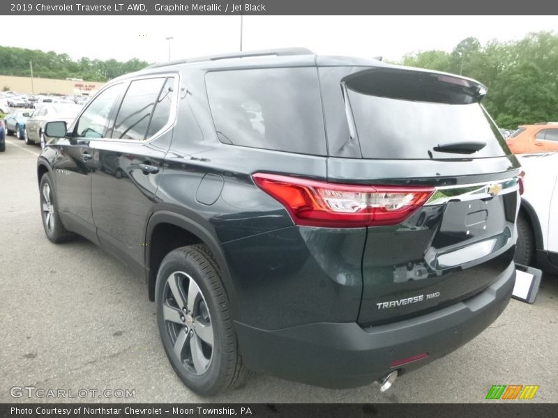 Graphite Metallic / Jet Black 2019 Chevrolet Traverse LT AWD