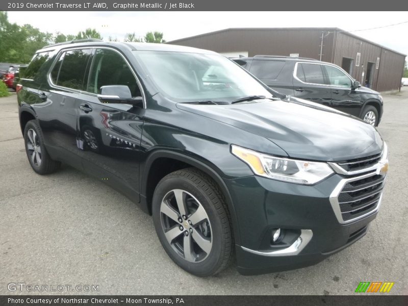 Graphite Metallic / Jet Black 2019 Chevrolet Traverse LT AWD