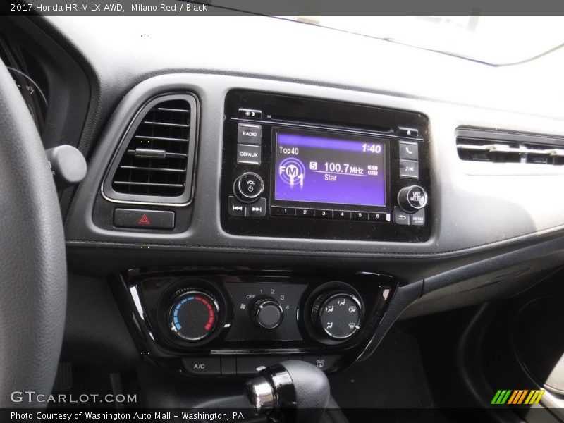 Milano Red / Black 2017 Honda HR-V LX AWD